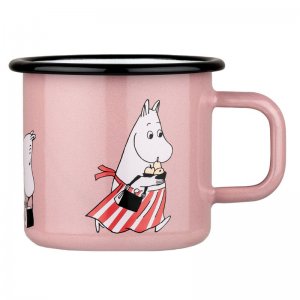 כוס מומין ורודה