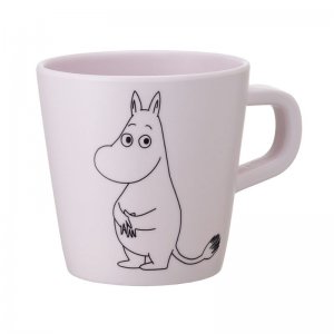 כוס מומין ורודה